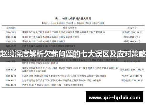 赵鹏深度解析欠薪问题的七大误区及应对策略