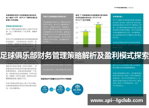 足球俱乐部财务管理策略解析及盈利模式探索